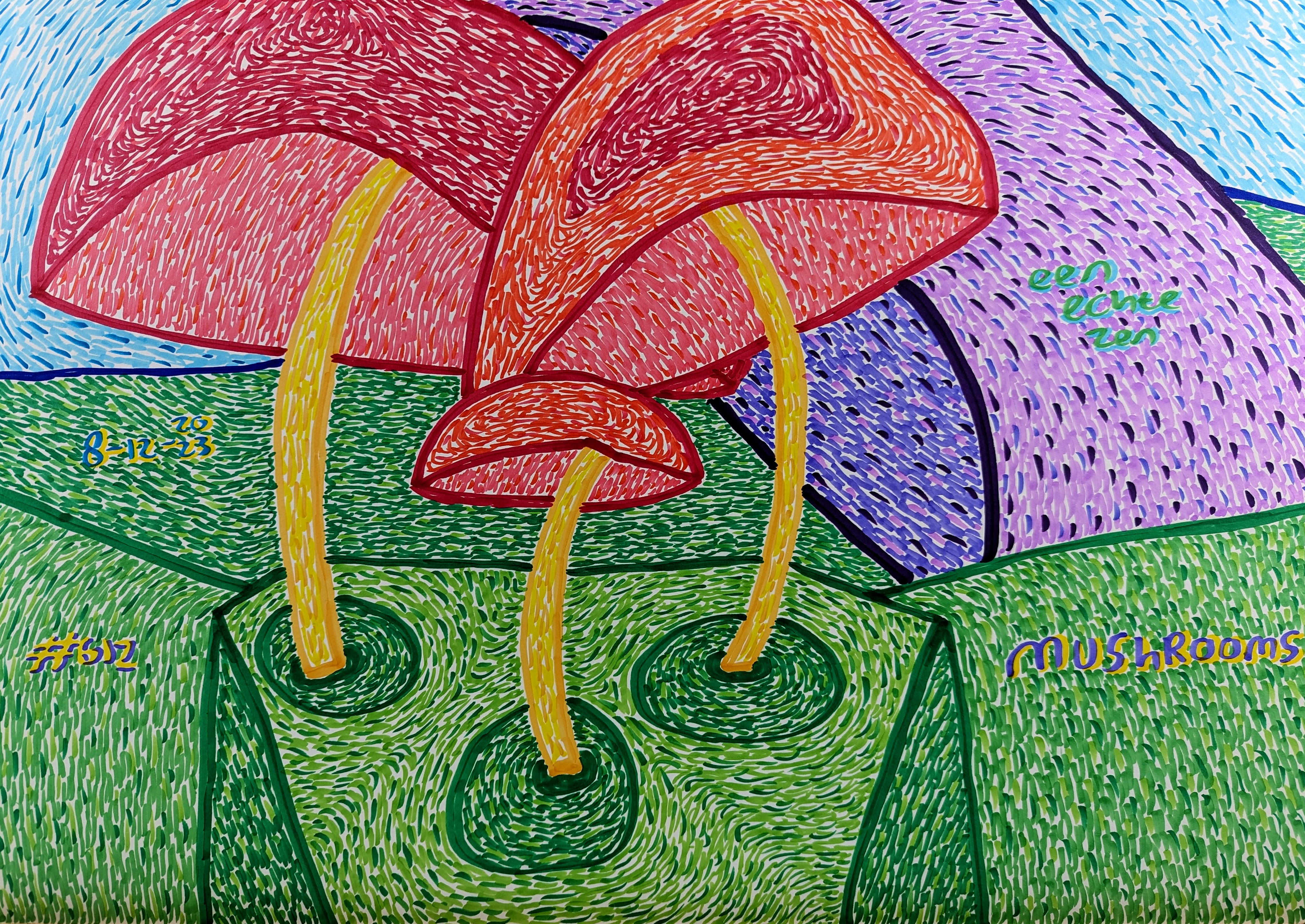 mushrooms, nature, fascination, organisms, alien creatures, bizarre, discovery, hidden, appearance, organic, growth, discovery, wonder, whimsical, vibrant colors, abstract, patterned, surreal