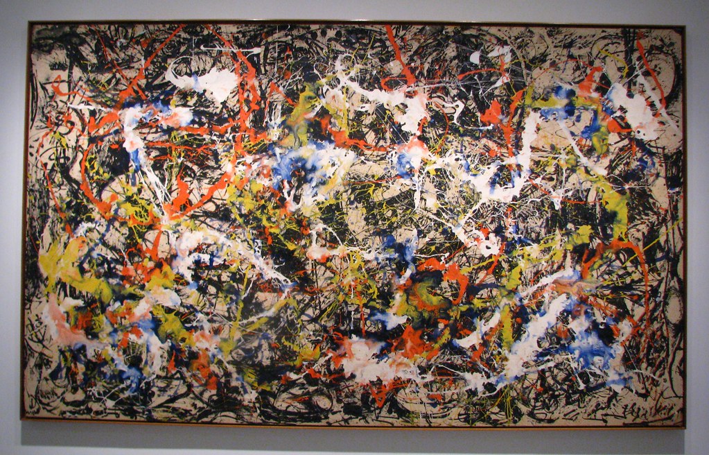 Jackson Pollock Convergence, 1952 Abstract Expressionism Painting C-Monster Flickr Artwork